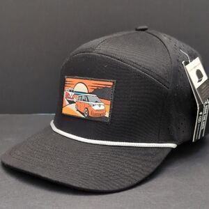 NWT,Six Hats Supply Co,Thirst Project Men's Black Snapback Hat.